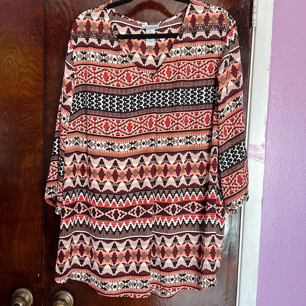 Beautiful  shear fall color shirt from Catherine’s